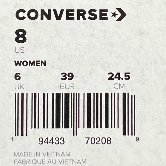 NWT Converse Chuck Taylor All Star Lift Platform Stripes Women’s Shoes - Picture 8 of 8